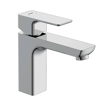 Смеситель для раковины Cersanit 63039 однорычажный, донный клапан клик-клак, хром