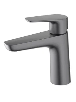 Смеситель для раковины Aquatek AQ1110BGM однозахватный, излив 98мм, б/дон. клап., сталь оруж