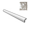 Equipe Manacor 26947 Pencil Bullnose Mercury Grey 3x15