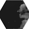 Geometry Hex Black  15X17.3