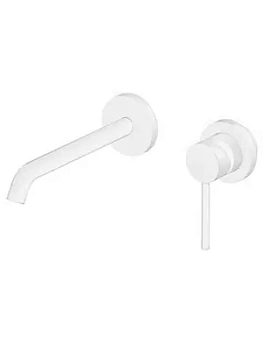 Смеситель GATTONI 9137/91BO для раковины, встраиваемый, с донным клапаном, белый мат