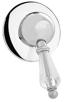 Смеситель CEZARES -DIM-01-Sw для душа, встраиваемый, однорычажный, хром/ручка Swarovski