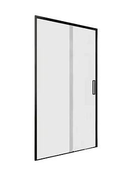 Душевая дверь Aquanet 1000х1900 прозрачное стекло/профиль черный матовый 312533