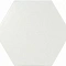 Scale Hexagon White 12.4X10.7
