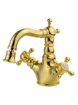 Смеситель для биде Migliore двухзахватный, золото 18393