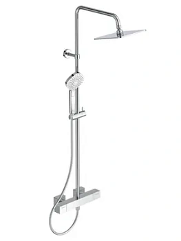 Душевая система Ideal Standard C100 смеситель для душа, верхний душ, лейка, хром A7540AA
