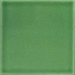 Modernista Liso Pb C/C Verde Oscuro Brillo 15X15
