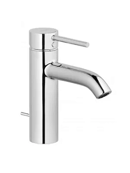 Смеситель KLUDI для умывальника однорычажный, излив 100мм, донный клапан, хром 382800576