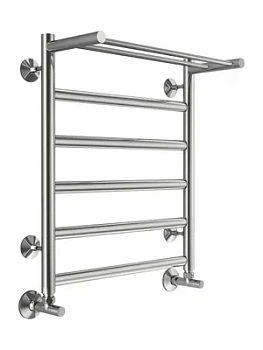 Полотенцесушитель TERMINUS П6 (ШВ:500х600) водяной, нерж.сталь, нижнее подкл