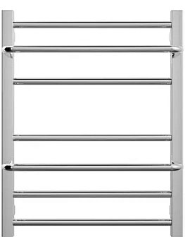 GROTA Полотенцесушитель электрический 480x600 300Вт нержавеющая сталь