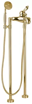 Смеситель CEZARES -VDPM-02-M для ванны, напольный, ручной душ, бронза/ручка металл