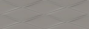 (VGU092-53) облицовочная плитка: Vegas рельеф, серый, 25x75, 
