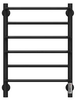 Полотенцесушитель TERMINUS Евромикс П6 (ШВ:482x650)электрический, правое подкл.,Ral 9005 черный матовый,99Вт