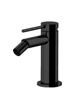 Смеситель GATTONI 9150/91NO для биде, с донным клапаном, черный матовый