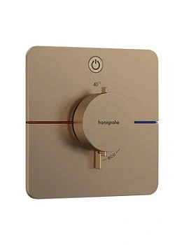 Смеситель Hansgrohe Comfort Q 15581140 термостат, внеш.часть, шлифованная бронза