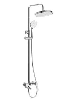 Душевая система BelBagno -VSCM-CRM со смесителем для ванны, верхний и ручной душ, хром