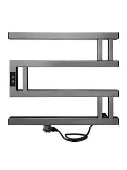 Полотенцесушитель Indigo (electrо) б/п 400х500 скрытый провод справа, графит металлик