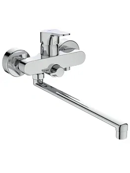 Смеситель для ванны/душа Ideal Standard BD595AA настенный, однозахватный, хром