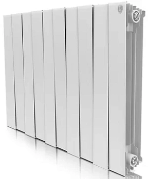 Радиатор биметаллический, 10 секций ROYAL THERMO ВШГ:591х800х100 1890 Вт Bianco Traffico