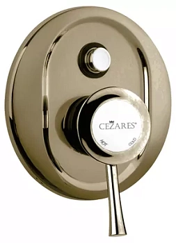 Смеситель CEZARES -VDIM-02 для ванны, встраиваемый с переключателем, однозахватный, бронза