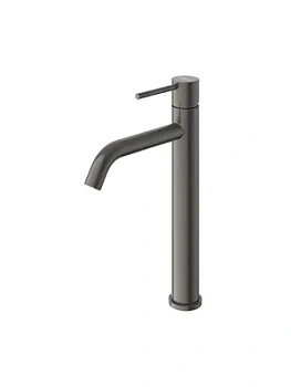 Смеситель для раковины CEZARES -LC1-GM-W0 однозахватный, излив 185мм, цвет: оружейная сталь