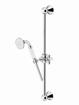 Душевой комплект GATTONI лейка, шланг, стойка, хром 1039/PDCO