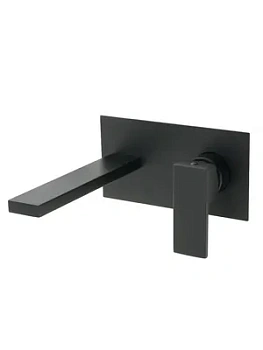 Смеситель для раковины Migliore Black 30436 встраиваемый, однозахватный, д/к, черный матовый