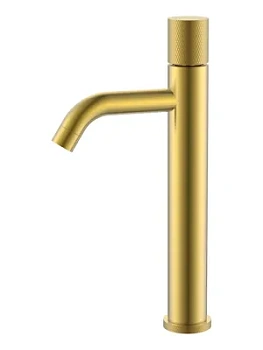 Смеситель Boheme 122-MG.2 для раковины, на 1 отверстие, однозахватный, ручка touch, золото мат