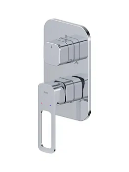 Смеситель для ванны/душа IDDIS SLISB00i68 встраиваемый, однозахватный, на 3 выхода, хром