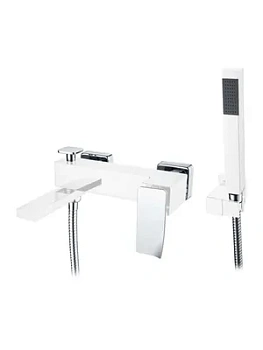 Смеситель Boheme 143-CRCR.2 для ванны/душа, настенный, однозахв, с ручным душем, хром