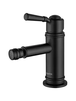 Смеситель для биде Aquatek AQ1518MB однозахватный, низкий излив 93мм, цвет: черный матовый