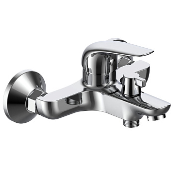 Смеситель для ванны/душа ESKO CT54 w/a настенный, однозахватный, без ручного душа, хром