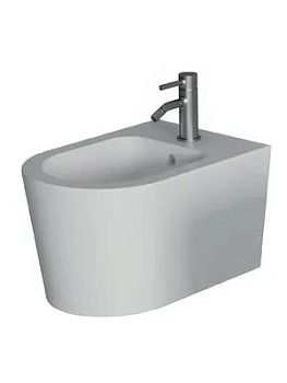 Биде подвесное Alice 500х350х290 отверстие под смеситель, белый глянец 22310101