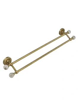 Migliore Полотенцедержатель двойной 60 см бронза/SWAROVSKI ML.AMR-60.423.BR