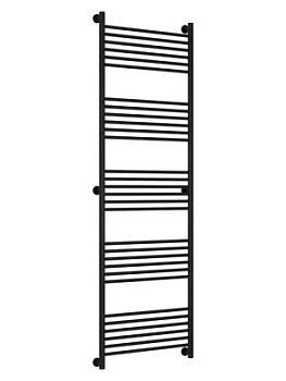 СУНЕРЖА Полотенцесушитель 1900х600 (30 ступ.) черный матовый, унив. под. 3/4"