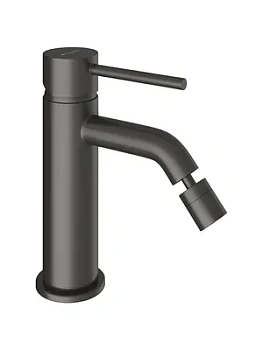 Смеситель для биде Aqueduto CAN0545 однозахватный, низкий излив 73мм, цвет: оружейная сталь