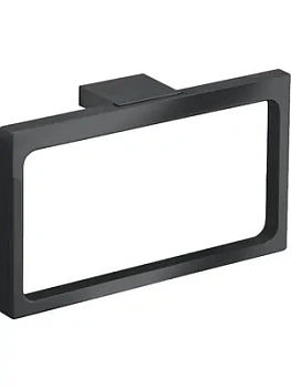 Полотенцедержатель Keuco Edition11 261х149 настенный,кольцо,хром черный шлифованный 11121130000