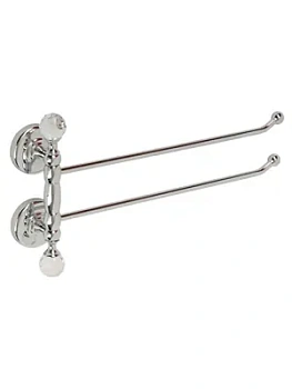 Migliore Полотенцедержатель двойной поворотный 45 см хром/SWAROVSKI ML.AMR-60.424.CR