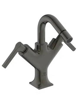 Ideal Standard Смеситель для биде BD441A5 двухзахватный, донный клапан, серый