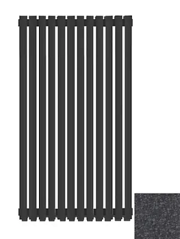 Радиатор КЗТО 50 V 2000-12 CU централ. нижнее подключение (универс.) структурный черный шелк