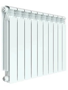 Радиатор алюминиевый RIFAR (565х800х90) 10 секций, бок.подкл. 1860 Вт, белый