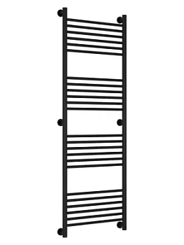 СУНЕРЖА Полотенцесушитель 1500х500 (24 ступ.) черный матовый, унив. под. 3/4"