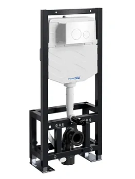 Инсталляция для унитаза WasserKRAFT с клавишей смыва, цвет: белый 61TLT.010.ME.WH02