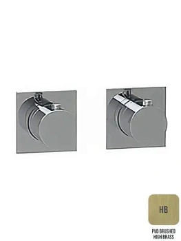 Смеситель для ванна/душ Almar термостат. на 2-3 потребителя, расположение вер/гор. цвет латунь брашированная E180182.HB