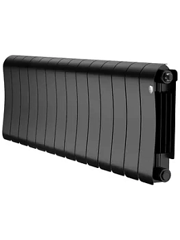 Радиатор биметаллический 14 секций ROYAL THERMO ВШГ:370х1120х90, 1610Вт Noir Sable, НС-1683523