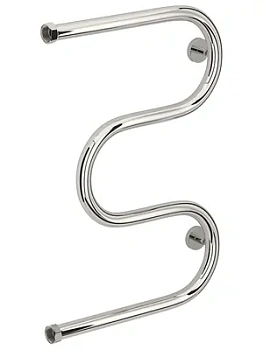 СУНЕРЖА + Полотенцесушитель 600х400 нерж.сталь, нак. гайка 1"