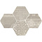 Provenza Gesso E3F2 Esagona Patchwork Pearl Grey 25,5x29,4