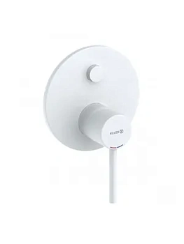 Смеситель KLUDI для ванны/душа, встраиваемый, внешн. часть, белый матовый 387595376