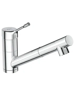 Смеситель для кухни Ideal Standard однозахватный, выдвижной поворотный излив 112мм BC294AA