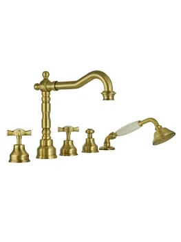 Смеситель на борт ванны Migliore на 5 отверстий, бронза ML.PRN-880.BR